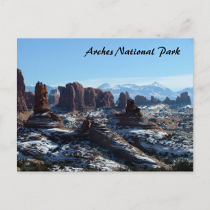 Arches National Park in Winter Postcard