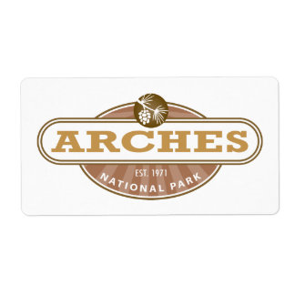 Arches National Park Label