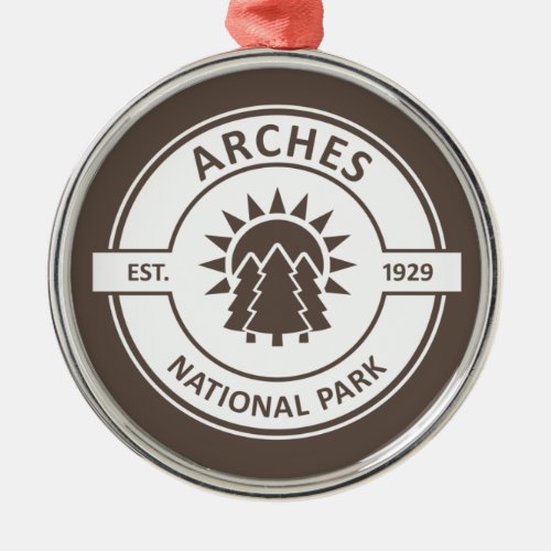 Arches National Park Metal Ornament