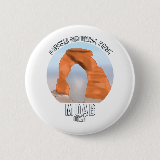 Arches National Park Moab Utah Button (Front)
