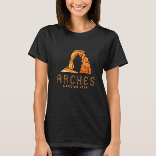 Arches National Park Moab Utah Delicate Arch Abstr T_Shirt