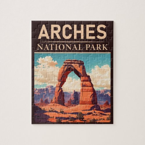 Arches National Park Moab Utah Delicate Arch Jigsaw Puzzle