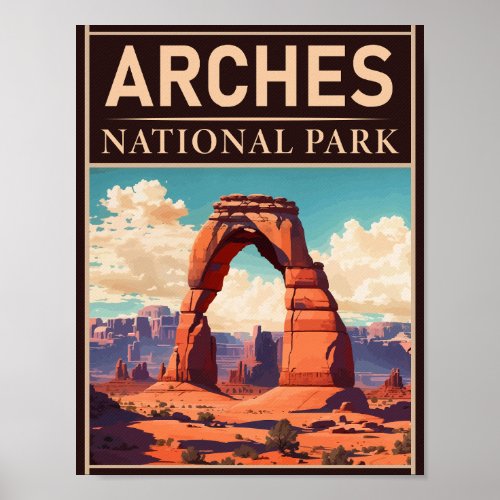 Arches National Park Moab Utah Delicate Arch Poster