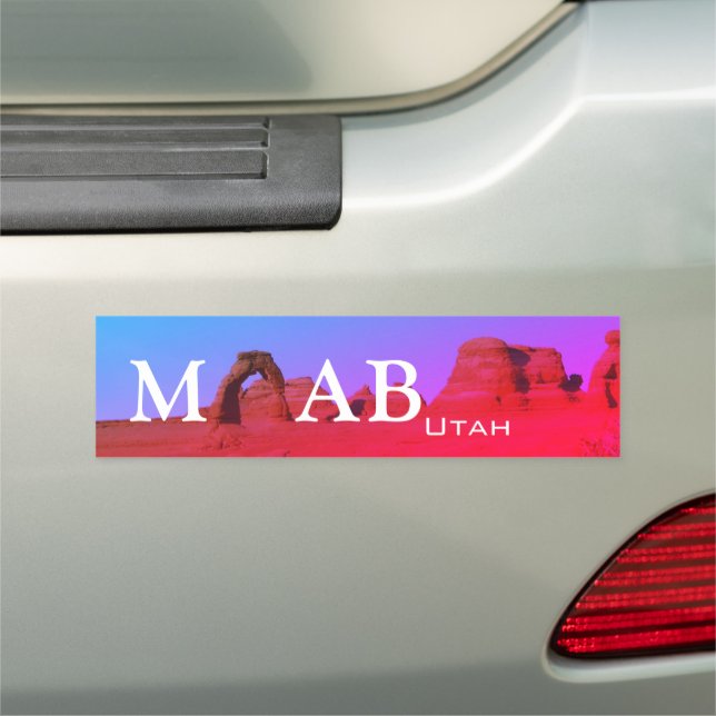 Arches National Park Moab Utah Landscape Car Magnet (In Situ)