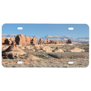 Arches National Park, Moab, Utah License Plate