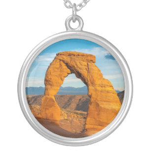 Arches National Park MOAB Utah Silver Plated Necklace