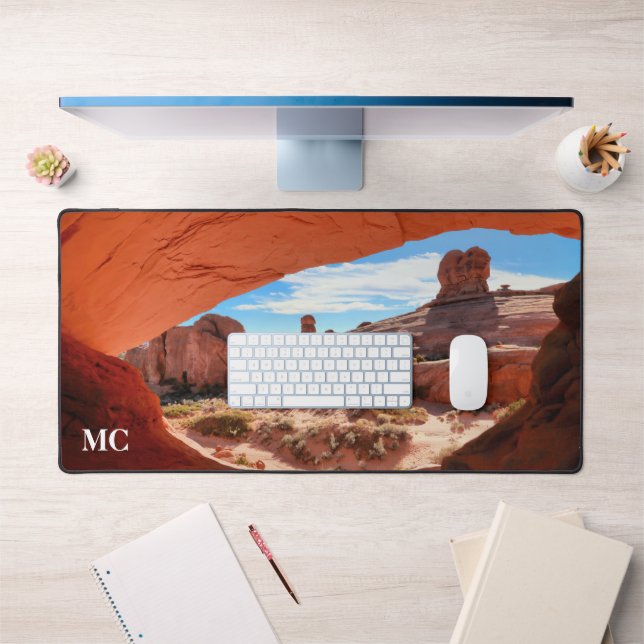 Arches National Park & Monogram Desk Mat (Office 1)