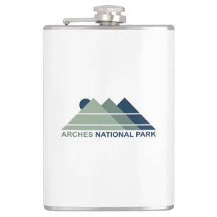 Arches National Park Mountain Sun Flask