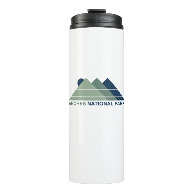 Arches National Park Mountain Sun Thermal Tumbler (Front)