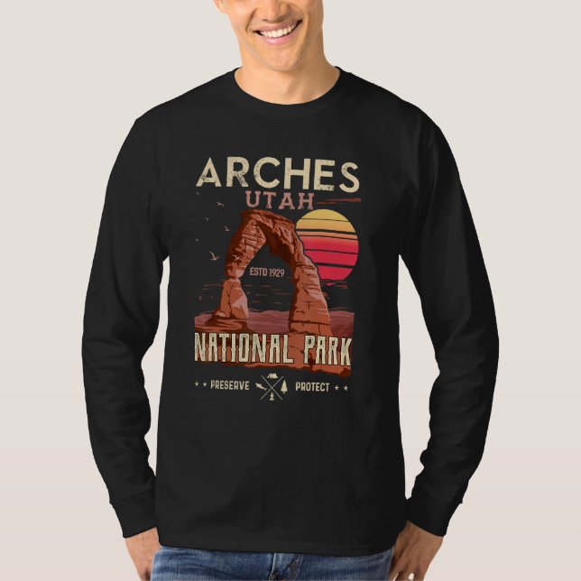 Arches National Park  National Parks  Utah T-Shirt (Front)