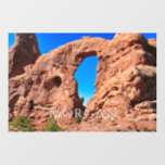 Arches National Park or Your Photo, White Name Wall Decal<br><div class="desc">Personalize your name,  or message,  in white on Arches National Park Photo or use Your Photo.</div>