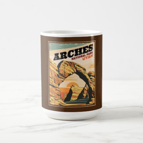 Arches National Park Outdoor Vintage  Coffee Mug