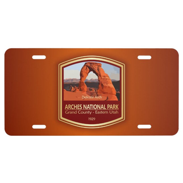 Arches National Park (PF1) License Plate (Front)