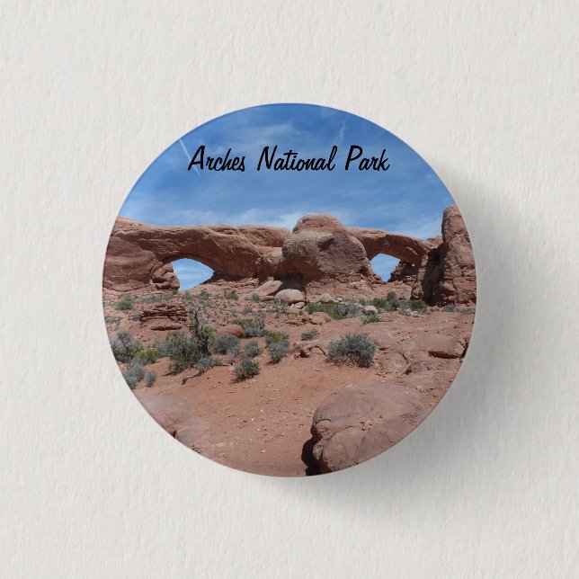 Arches National Park Pinback Button (Front)