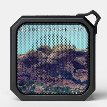 Arches National Park Poster Bluetooth Speaker by DevelopingNature at Zazzle