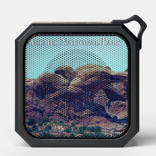 Arches National Park Poster Bluetooth Speaker (Front)
