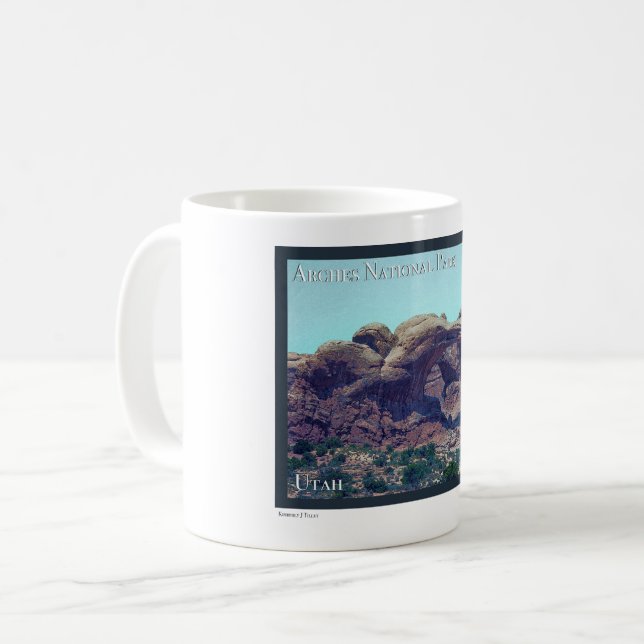 Arches National Park Poster Coffee Mug (Front Left)