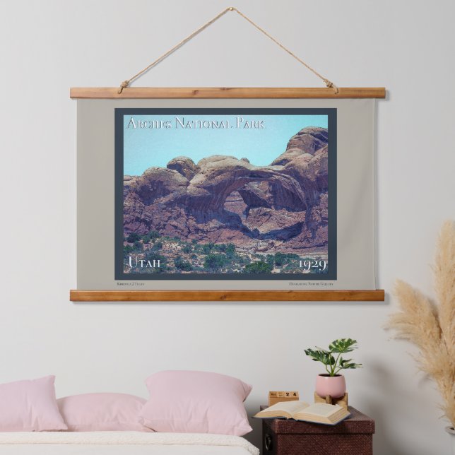 Arches National Park Poster Hanging Tapestry (Bedroom)
