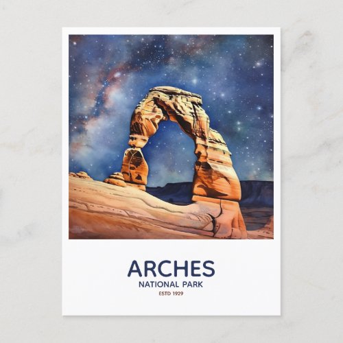 Arches National Park Save the Date Postcard