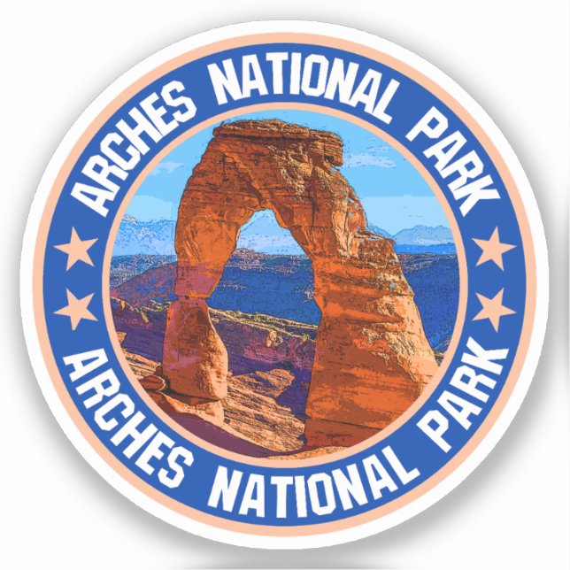 Arches National Park                               Sticker (Front)