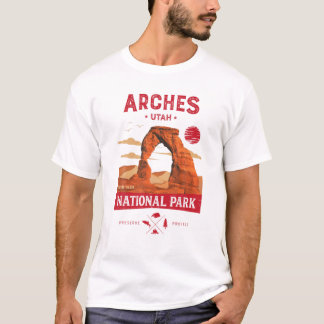 Arches National Park T Delicate Arch Vintage Utah T-Shirt