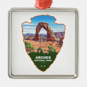 Arches National Park Utah Arrowhead Metal Ornament