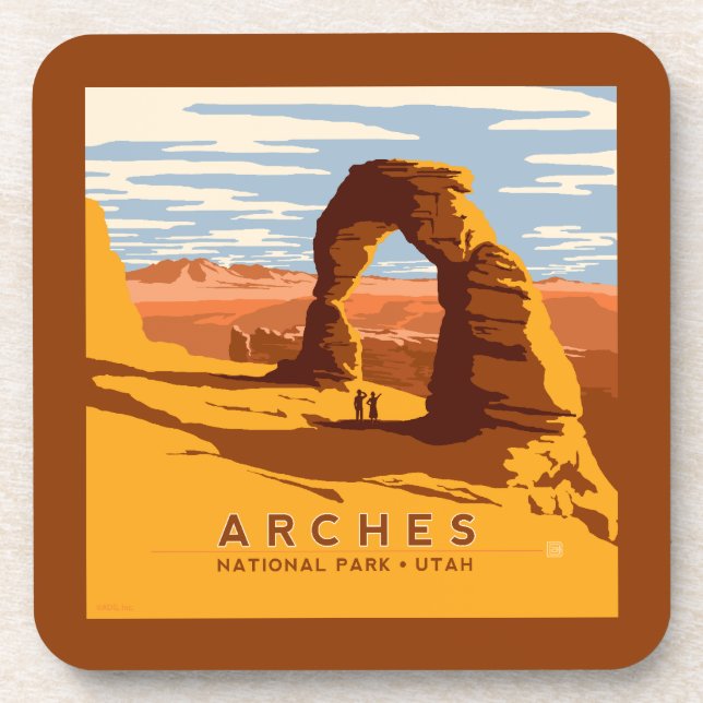 Arches National Park | Utah Beverage Coaster (Front)