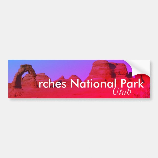 Arches National Park, Utah Bumper Sticker (Front)