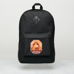 Arches National Park Utah Delicate Arch Art Retro Port Authority&#174; Backpack