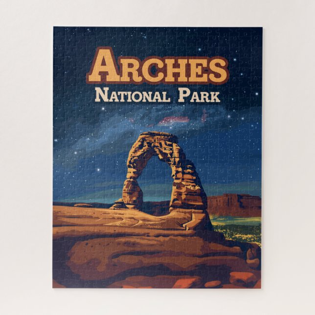 Arches National Park Utah Delicate Arch Moab Jigsaw Puzzle (Vertical)