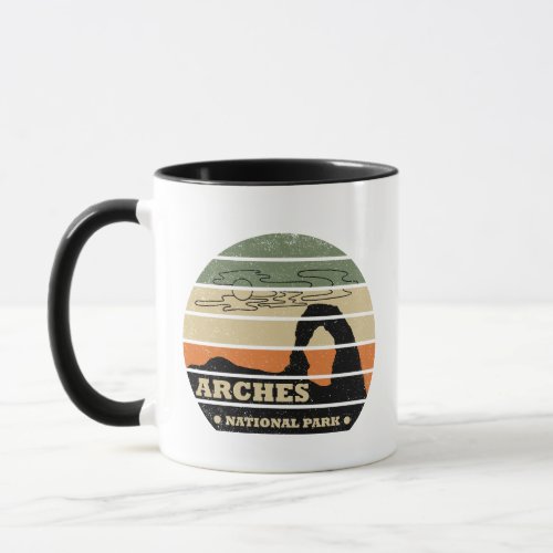 Arches National park Utah Delicate Arch vintage  Mug