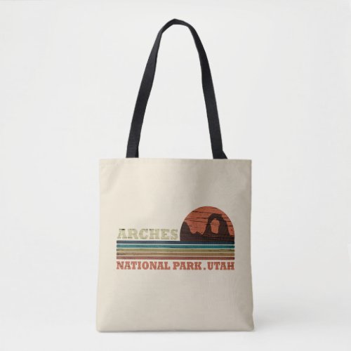 Arches National park Utah Delicate Arch vintage  Tote Bag