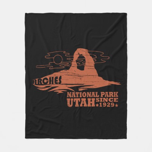 Arches national park Utah Fleece Blanket