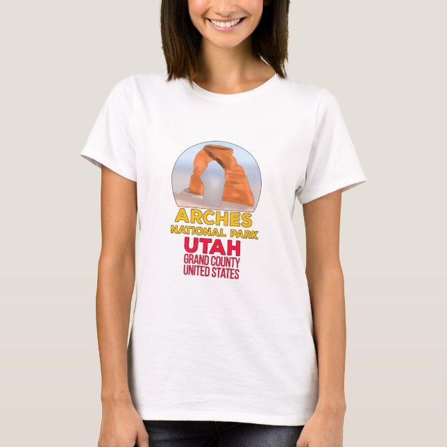 Arches National Park Utah Grand County USA T-Shirt (Front)