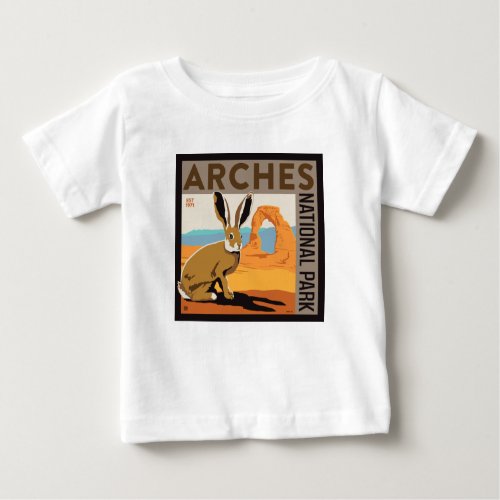 Arches National Park Utah  Jackrabbit Baby T_Shirt