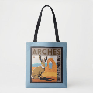 Arches National Park, Utah   Jackrabbit Tote Bag