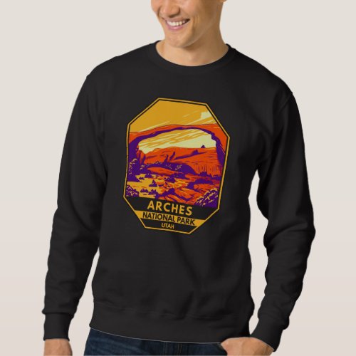 Arches National Park Utah Landscape Vintage Sweatshirt