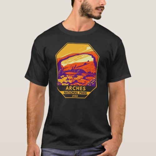 Arches National Park Utah Landscape Vintage T_Shirt