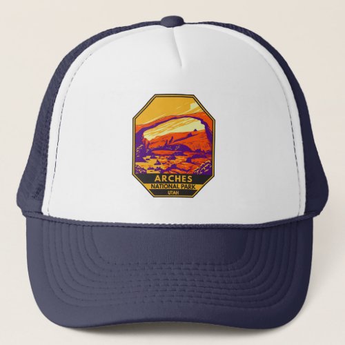 Arches National Park Utah Landscape Vintage Trucker Hat