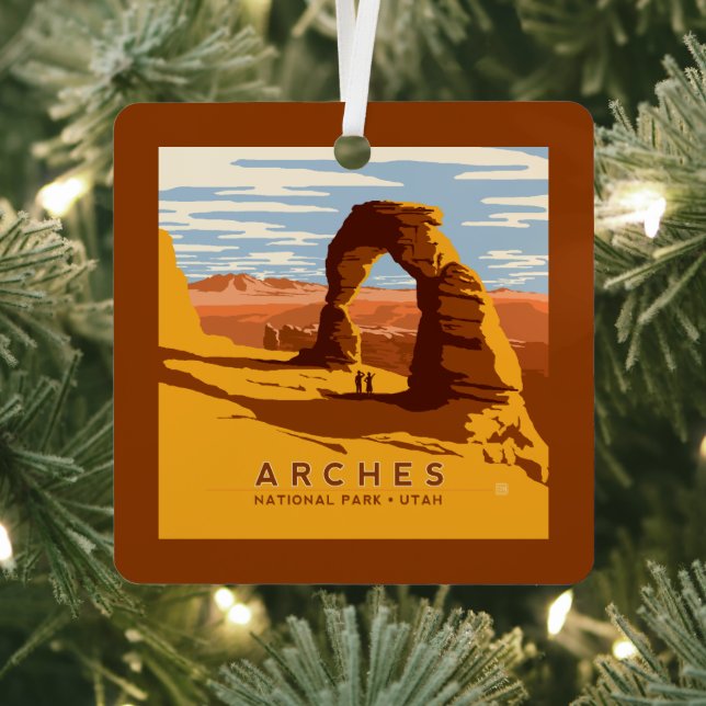Arches National Park | Utah Metal Ornament (Insitu)
