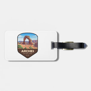 Arches National Park Utah Shield Luggage Tag