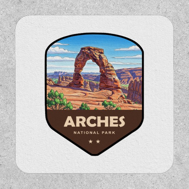 Arches National Park Utah Shield Patch (Front)