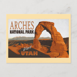 Arches National Park Utah United States Travel Postcard