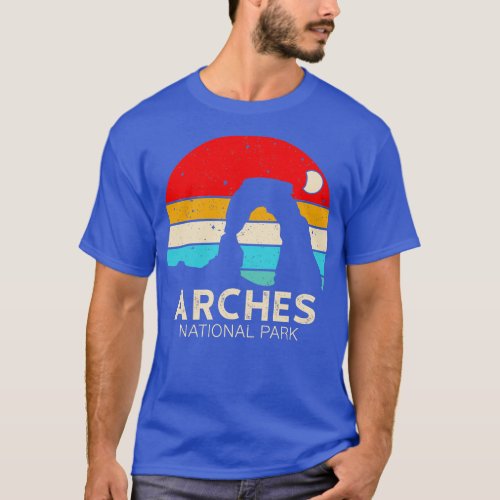 Arches National Park Utah Vintage Sunset 1 T_Shirt