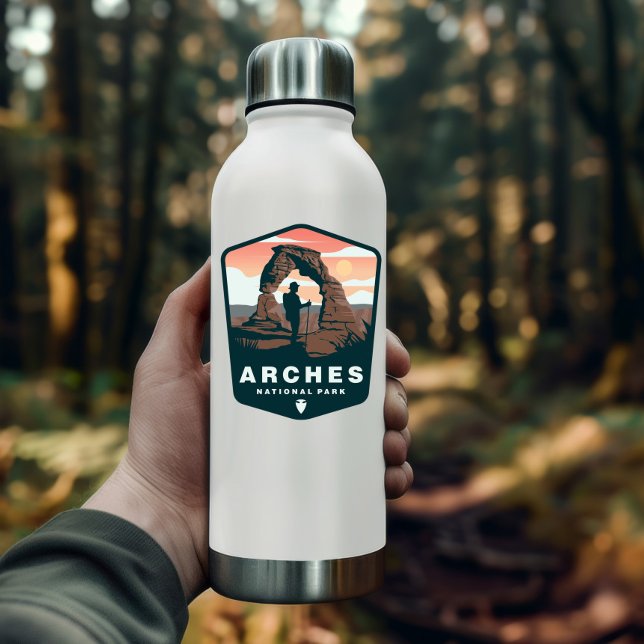 Arches National Park Vintage | Die-Cut Sticker (Arches National Park Sticker)