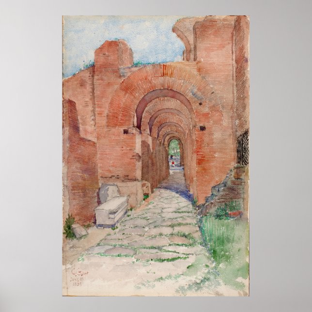 Arches of Palace of Nero (1933) Cass Gilbert  Poster (Front)