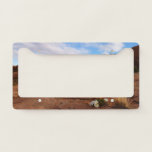 Arches Slickrock and Evening Primrose Landscape License Plate Frame