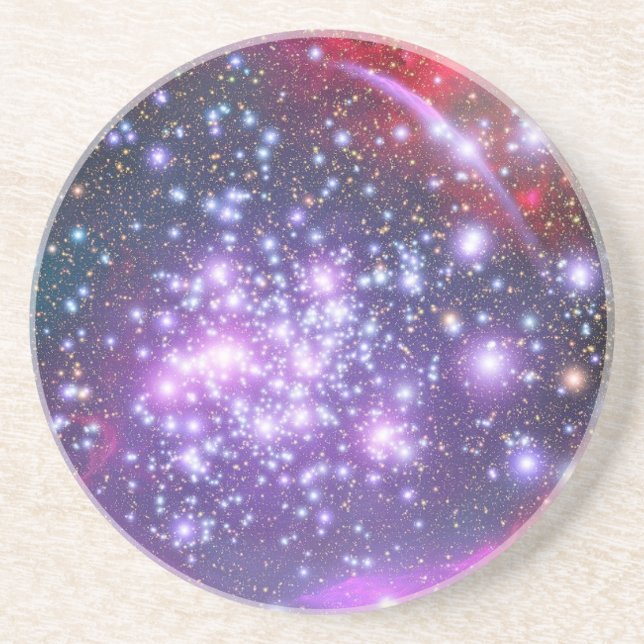 Arches Star Cluster in Sagittarius Sandstone Coaster (Front)