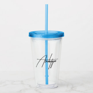 Archetype Minimalist Psychological Concept Acrylic Tumbler