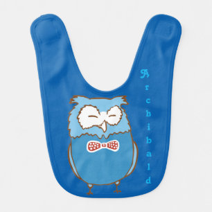 Archibald owl bib
